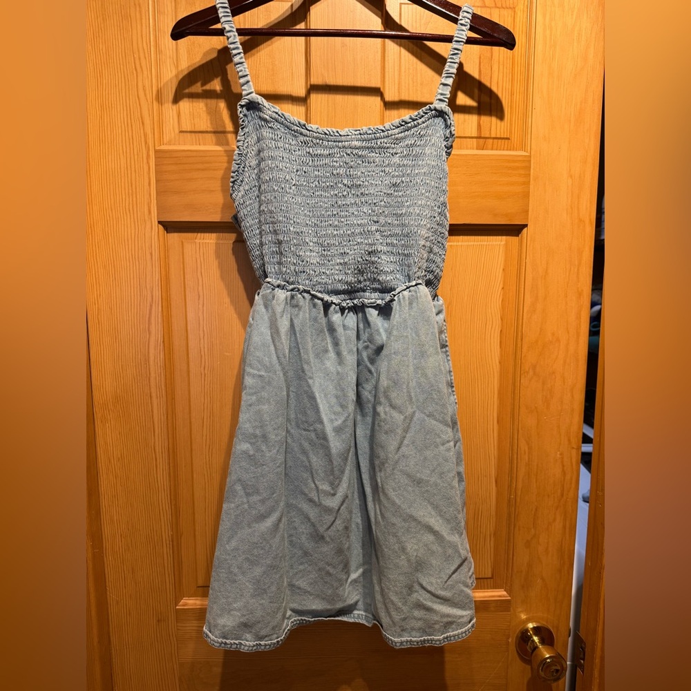 American Eagle Denim Blue Women's Dress